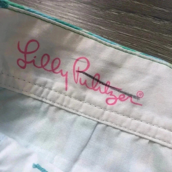 Lilly Pulitzer The Callahan Short Poolside Blue Size 2 - Picture 5 of 11